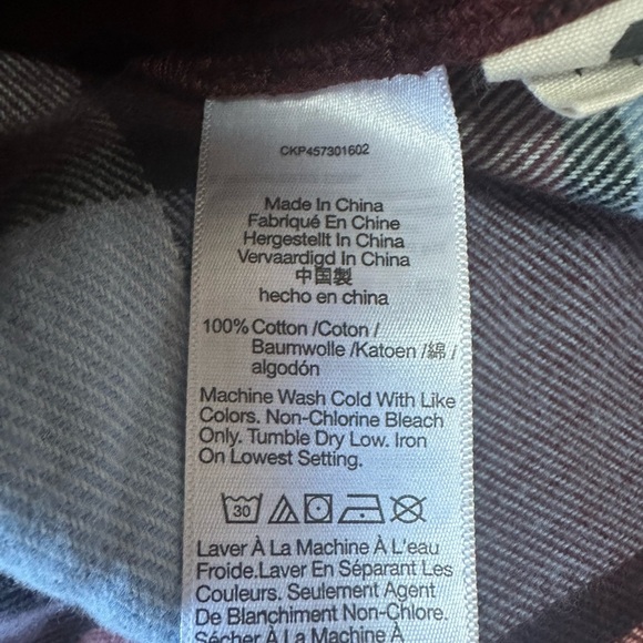 NWT Madewell Flannel Savvy Bromley Shirt Small 100% cotton - Picture 10 of 10